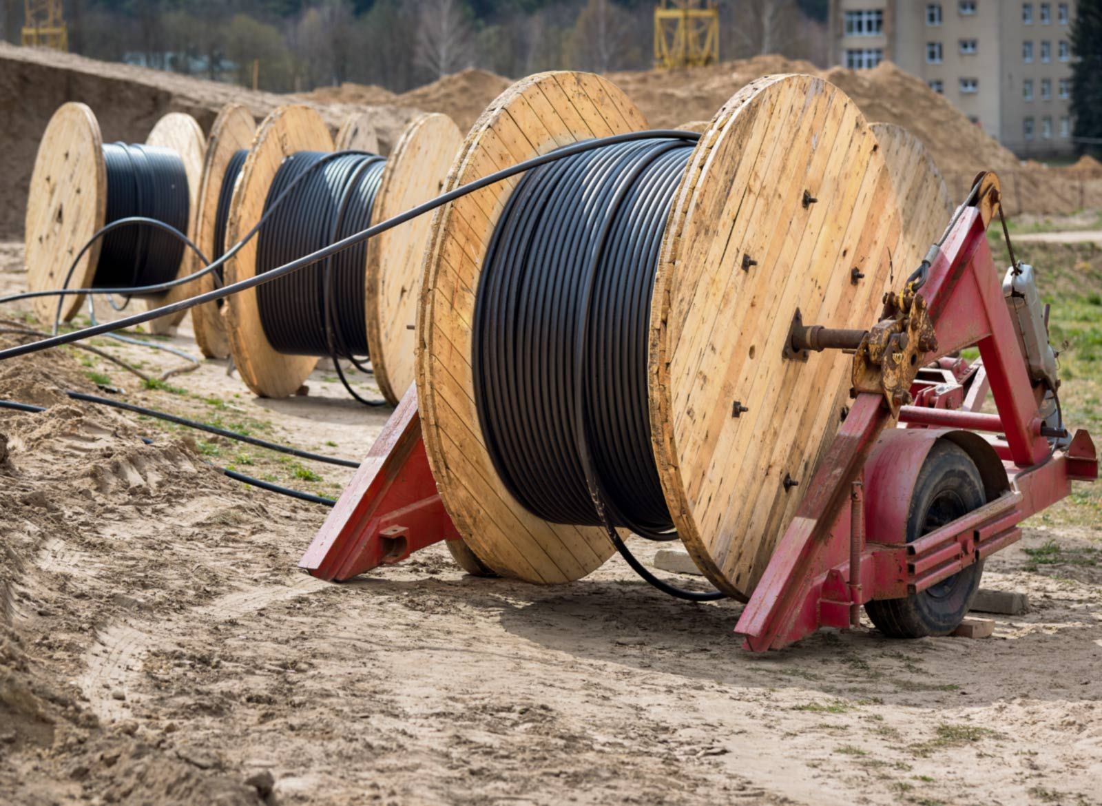 Sandei bobine in legno